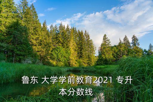  魯東 大學學前教育2021 專升本分數(shù)線