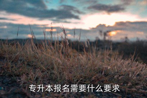 貴陽學院專升本考試要求,統(tǒng)招專升本報名條件和要求公布