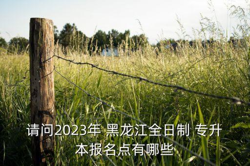 請問2023年 黑龍江全日制 專升本報(bào)名點(diǎn)有哪些