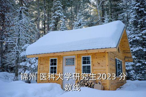  錦州 醫(yī)科大學(xué)研究生2023 分?jǐn)?shù)線