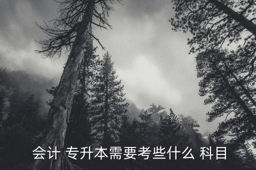 廣州會(huì)計(jì)專業(yè)專升本考試科目,河北會(huì)計(jì)專升本考試科目有哪些