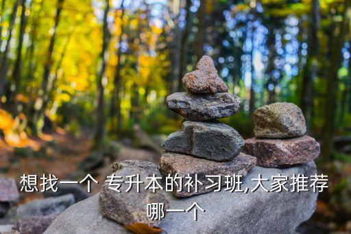 想找一個(gè) 專升本的補(bǔ)習(xí)班,大家推薦哪一個(gè)