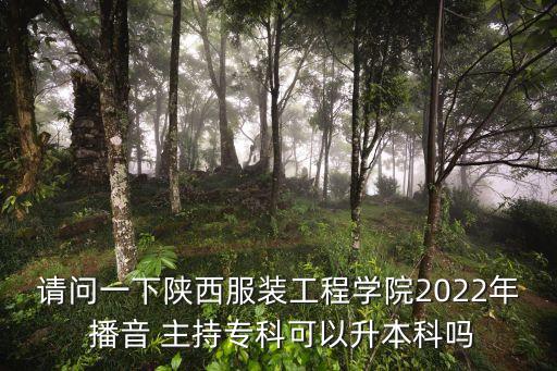 請問一下陜西服裝工程學(xué)院2022年 播音 主持?？瓶梢陨究茊? class=