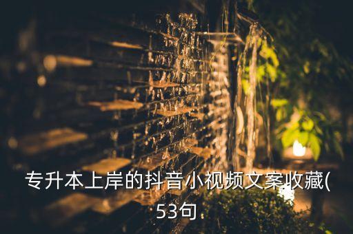  專升本上岸的抖音小視頻文案收藏(53句