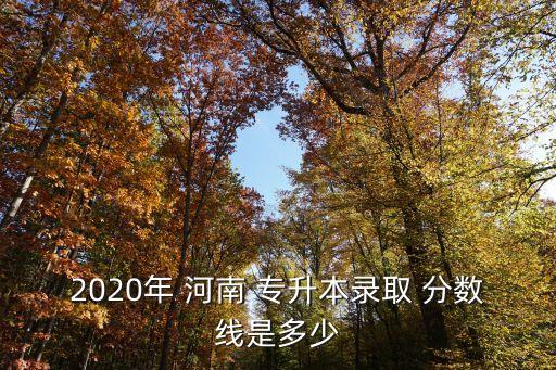 河南對(duì)口專升本分?jǐn)?shù)線,2022河南專升本分?jǐn)?shù)線會(huì)降嗎