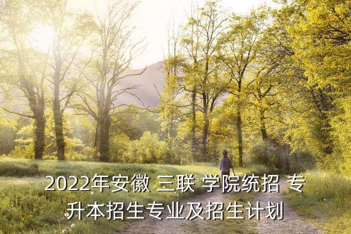 三聯(lián)學(xué)院專升本成績,安徽三聯(lián)學(xué)院專升本2023