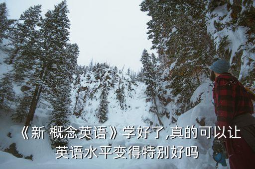 《新 概念英語(yǔ)》學(xué)好了,真的可以讓英語(yǔ)水平變得特別好嗎